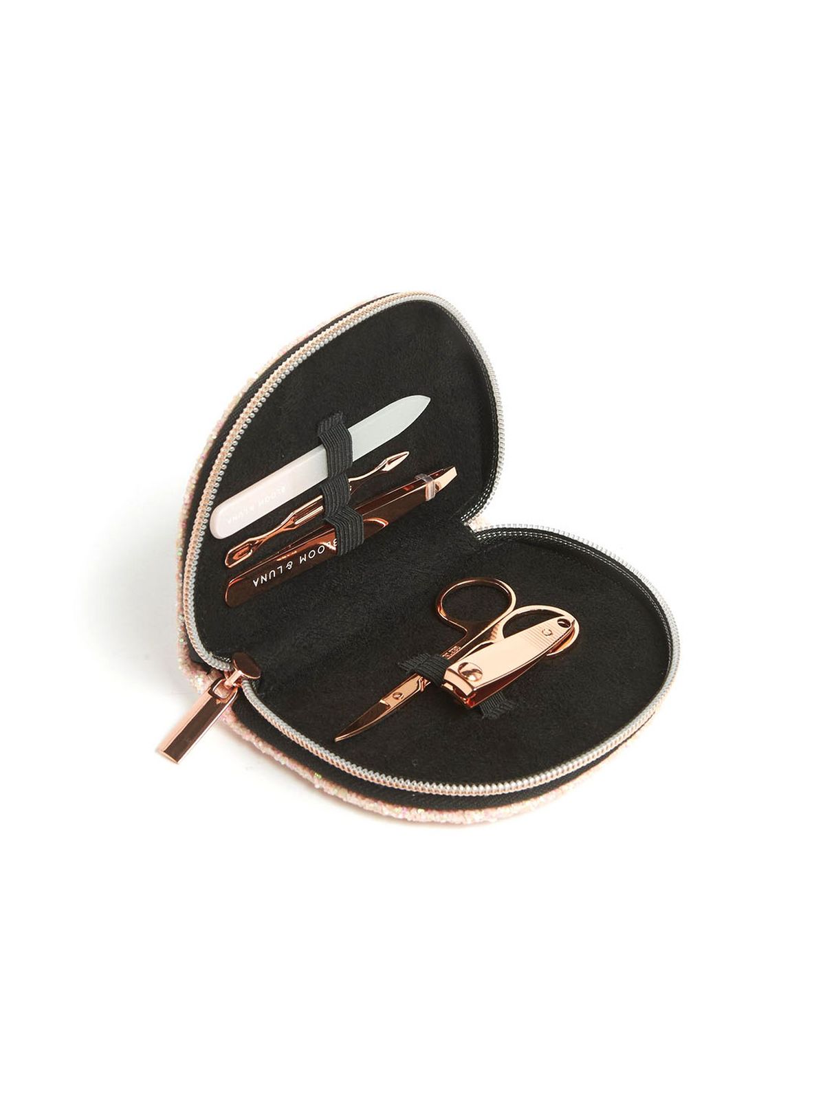 bloom & luna rose gold manicure set