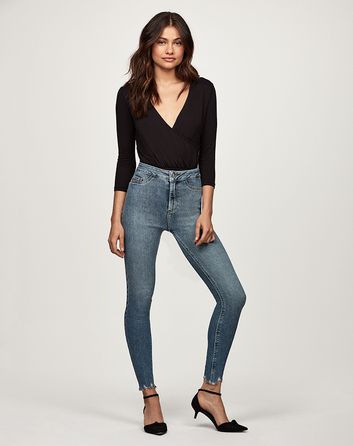 new look hallie high waist super skinny jeans