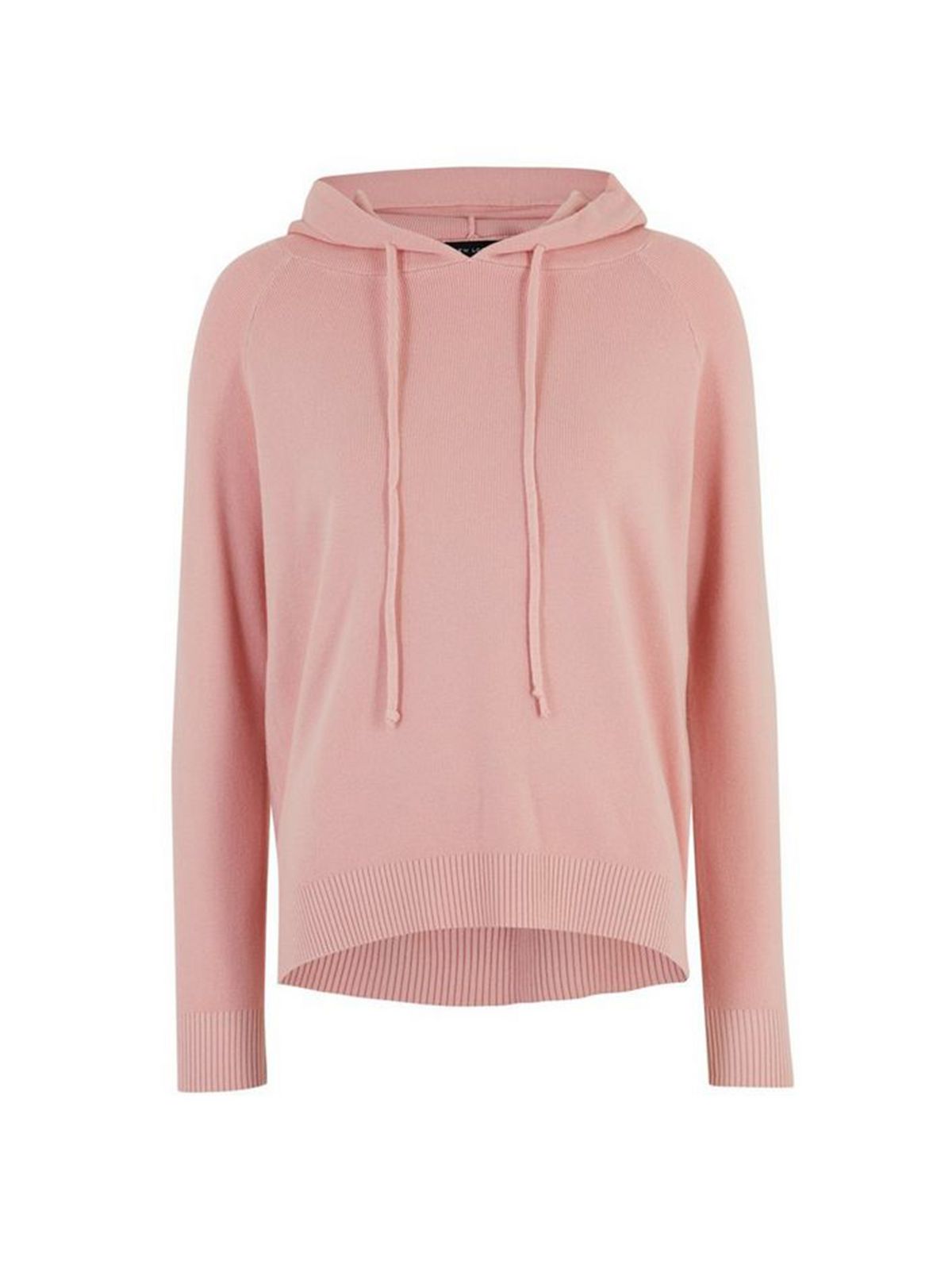 Pink Knit Hoodie