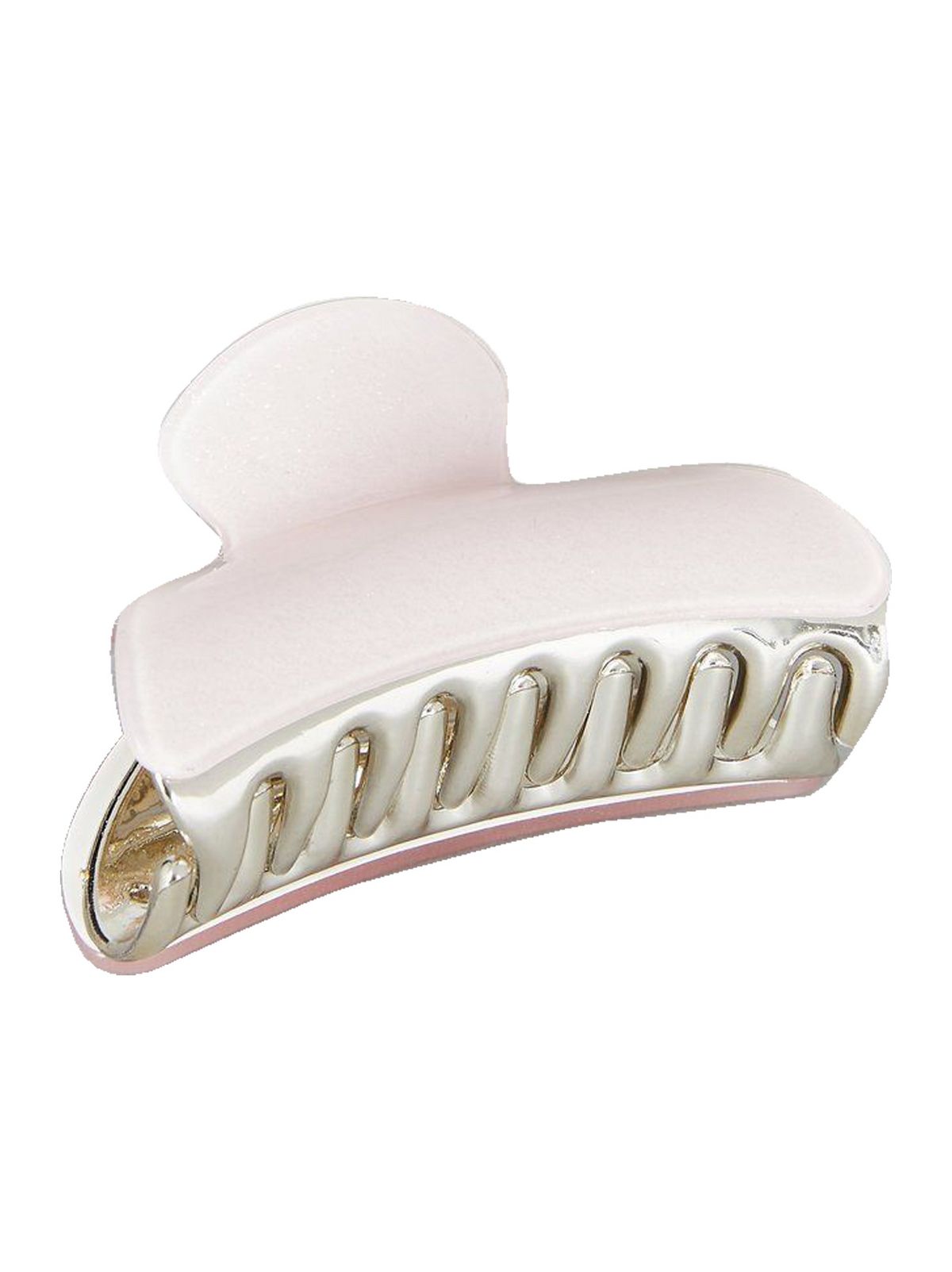 Pale Pink Glitter Bulldog Clip