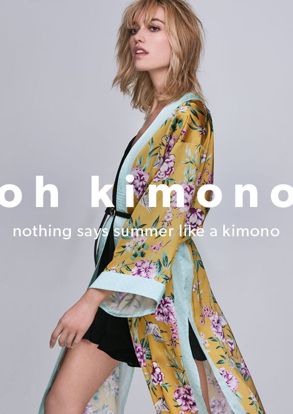 New Look Filles Floral Kimono-Taille M-Excellent état 